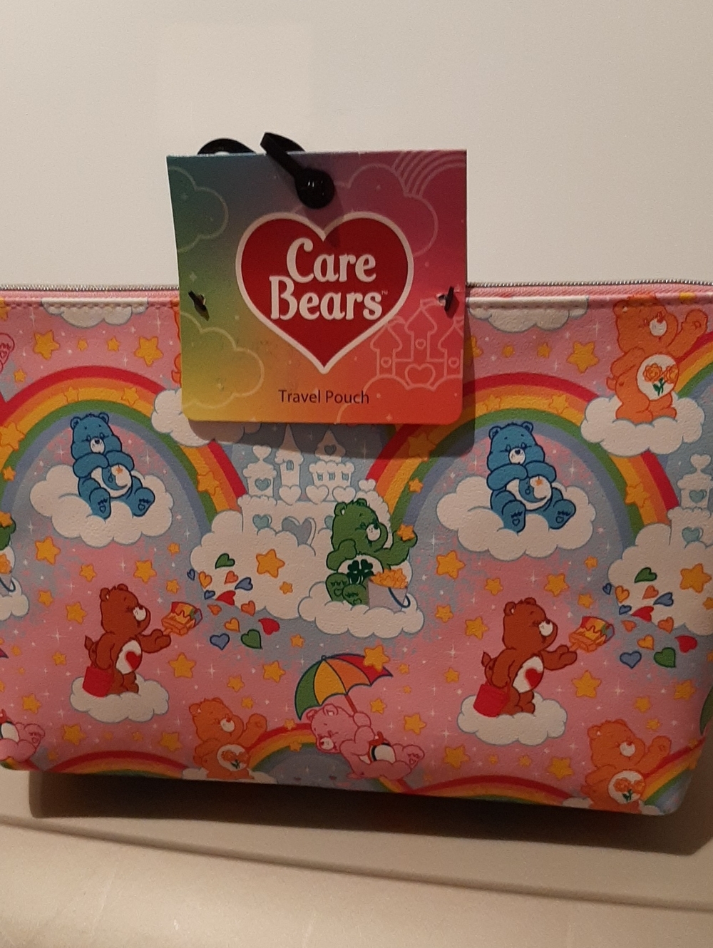 Care Bears Pink Rainbow Travel Pouch